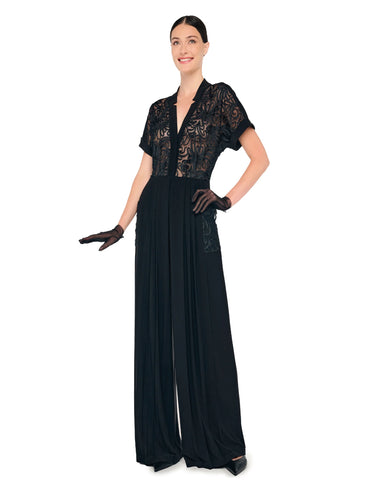 Semi-transparenter Overall Geralyn Schwarz