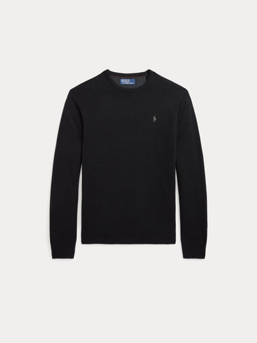Maglia Girocollo in Lana Nero
