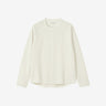 GOLDWIN-T-shirt Maniche Lunghe in Waffle Leggero Avorio-TRYME Shop