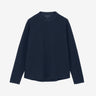 GOLDWIN-T-shirt Maniche Lunghe in Waffle Leggero Blu-TRYME Shop