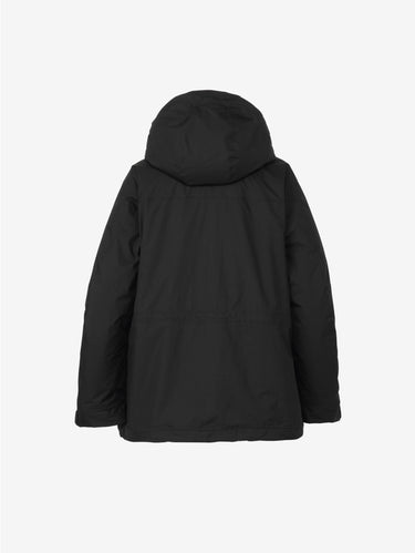 Parka Glade Imbottito in Nylon Multi Strato Nero