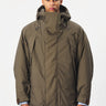 GOLDWIN-Parka Glade Imbottito in Nylon Multi Strato Verde-TRYME Shop