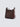 Geflochtene Hobo-Tasche aus Glendhu-Leder, Optical Weave, Braun