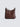 Geflochtene Hobo-Tasche aus Glendhu-Leder, Optical Weave, Braun