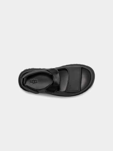 Sandalen GoldenGlow aus recyceltem Material Schwarz