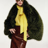 ESSENTIEL ANTWERP-Eco Pelliccia Over Size Foresta-TRYME Shop