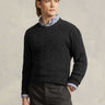 RALPH LAUREN-Maglia a Trecce Grigio Scuro-TRYME Shop