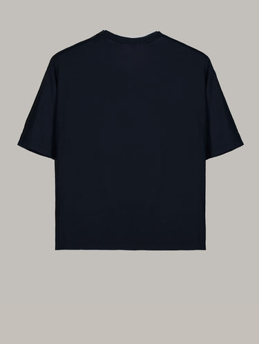 T-shirt met Frontaal Logo Zwart