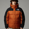 THE NORTH FACE-Piumino con Cappuccio Color Block Himalayan Terra/Nero-TRYME Shop