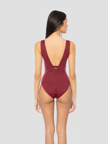 Einteiliger Badeanzug Calliope Bordeaux