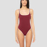 MC2 SAINT BARTH-Costume Intero Cassandra Bordeux/Bianco-TRYME Shop