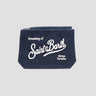 MC2 SAINT BARTH-Pochette Aline Velluto Blu-TRYME Shop