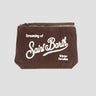 MC2 SAINT BARTH-Pochette Aline Velluto Marrone-TRYME Shop
