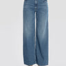 MOTHER-Jeans Vita Alta con Gamba Dritta Blu-TRYME Shop