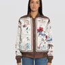 P.A.R.O.S.H.-Bomber Reversibile con Stampa Marrone-TRYME Shop