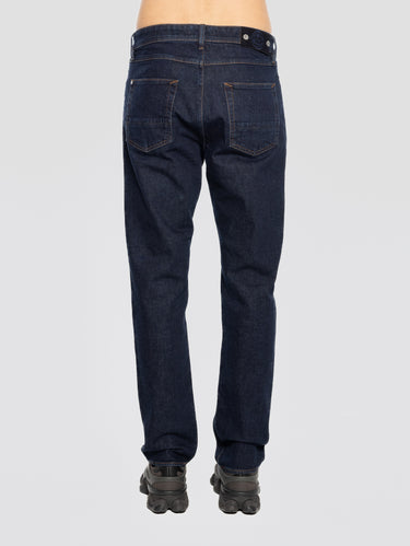 Slim Fit Jeans Indigo Blue Dyed