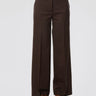 P.A.R.O.S.H.-Pantaloni Palazzo in Fresco Lana Testa di Moro-TRYME Shop