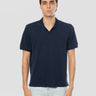 MC2 SAINT BARTH-Polo in Piqué di Cotone Blu Navy-TRYME Shop