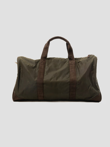 Borsone da Viaggio Jetleg in Tessuto Wax Verde Militare