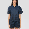 MC2 SAINT BARTH-Camicia Chambray in Denim con Ricami Blu-TRYME Shop