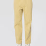 CLOSED-Pantaloni in Twill di Cotone a Vita Alta Beige-TRYME Shop