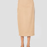 MAX MARA-Gonna a Tubino in Cammello Beige-TRYME Shop