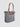 Borsa Shopper Mid a Righe Blu/Bianco