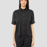 MAX MARA MM-Camicia Oversize Maniche Corte Nero-TRYME Shop