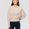 NOTSHY-Maglia Cicely Girocollo in Cashmere Beige-TRYME Shop