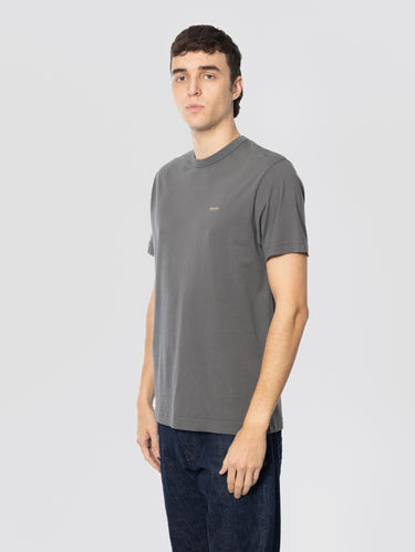 Crew Neck T-shirt in Grey Organic Cotton