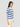 Polo in Maglia Crochet a Righe Blu