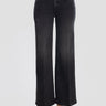 MOTHER-Denim a Zampa e Vita Alta Nero-TRYME Shop