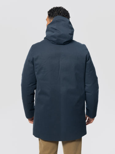 Parka en Surflex avec capuche bleu