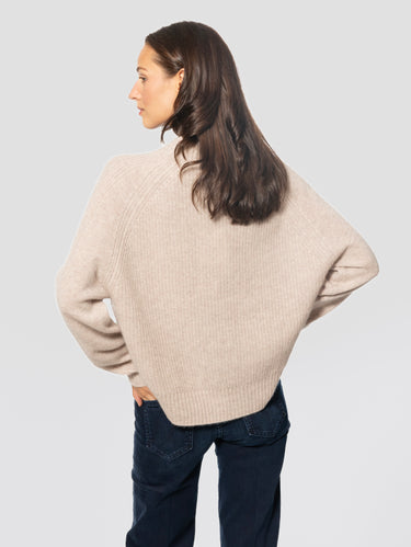 Maglia Cicely Girocollo in Cashmere Beige