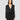 PINKO-Top con Cappuccio in Voile Semi Trasparente Nero-TRYME Shop