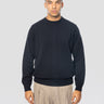 FILIPPO DE LAURENTIIS-Maglia Girocollo in Lana e Cashmere Blu Navy-TRYME Shop