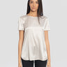 MAX MARA MM-Blusa Girocollo Cortona in Seta Ghiaccio-TRYME Shop