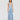 ERMANNO FIRENZE-Abito Lungo Stampa Denim con Ricami Blu-TRYME Shop