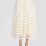 P.A.R.O.S.H.-Gonna in Tulle Ricamato Sabbia-TRYME Shop