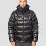 GOLDWIN-Piumino ultra leggero Cloud Bluky Hoodie Nero-TRYME Shop