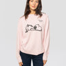 MC2 SAINT BARTH-Maglione Oversize in Misto Cashmere con Snoopy Rosa-TRYME Shop