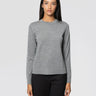 MAX MARA MM-Maglia in Lana Extrafine Girocollo Grigio Melange-TRYME Shop
