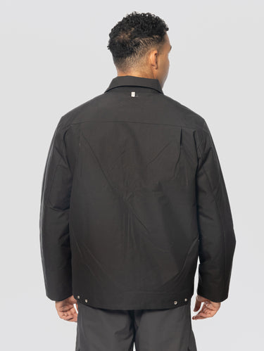 Surchemise Arresskov en dobby Windstopper noir