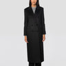 MAX MARA-Cappotto Doppiopetto in Lana Nero-TRYME Shop