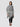 MAX MARA-Poncho in Lana con Frange Hilde Grigio-TRYME Shop