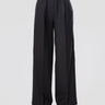 PINKO-Pantaloni Wide Leg con Elastico Blu-TRYME Shop