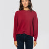 NOTSHY-Maglia Girocollo Cropped Gaston in Cashmere Borgogna-TRYME Shop