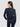 Maglione Girocollo in Misto Lana con Ricamo Non Mi Fido Blu
