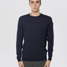 RRD-Maglia Girocollo in Filato Stretch Blue-TRYME Shop