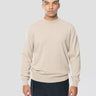 FILIPPO DE LAURENTIIS-Maglia Girocollo in Sottile Lana e Cashmere Ecru-TRYME Shop
